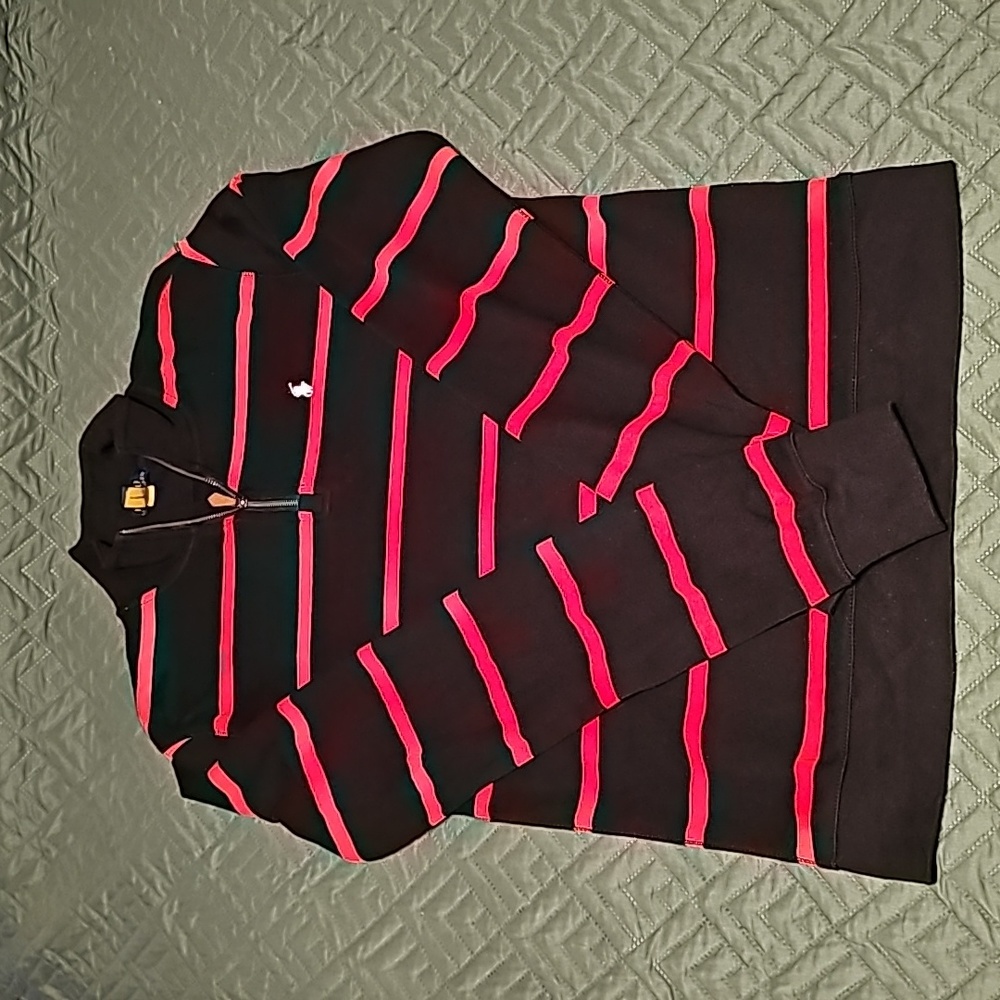 Boys Ralph Lauren Striped Cotton Interlock Pullover